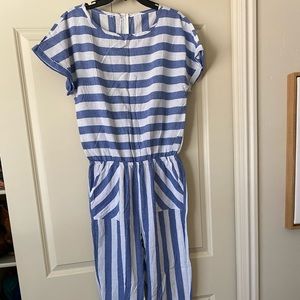 Striped jumpsuit